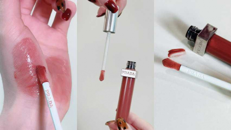 PRADA 率性持光凍唇釉 全10色/1,650元(圖/品牌提供)