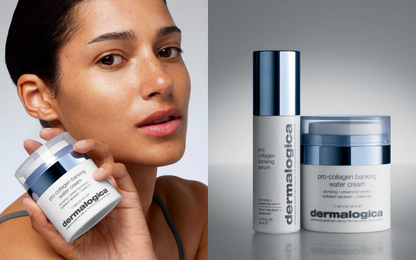 為了達到理想的澎潤效果，推薦可先以「Pro膠原彈潤精萃」強化膠原儲備力，再以「Pro膠原彈潤水凝霜」封存住彈力支撐，達到1+1>2的精準功效。（圖／品牌提供）