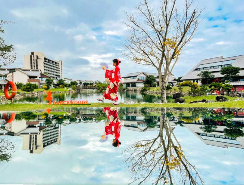  宜蘭綠舞全新拍照打卡景點「天空之鏡」，在絕美的日式庭園中，讓瞬間成為永恆！