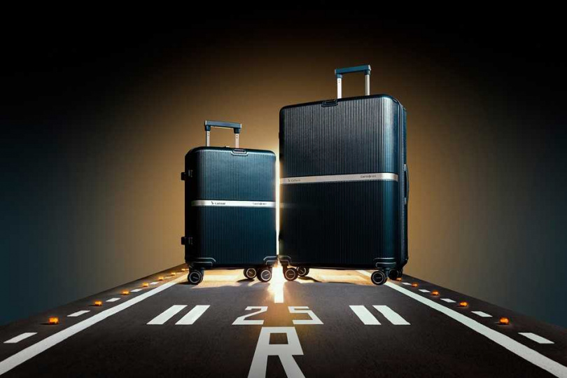 國泰航空質感選品店旋風回歸，國泰x Samsonite行李箱與多款品牌選物推出現場優惠價。（圖／國泰航空提供）