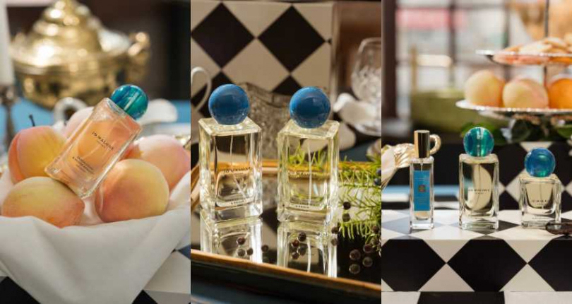 Jo Malone London 秋冬限定派對系列 檀香木與蜜漬杏桃香水 30ml／3,050元、50ml／4,350元、100ml／6,100元（圖／品牌提供）