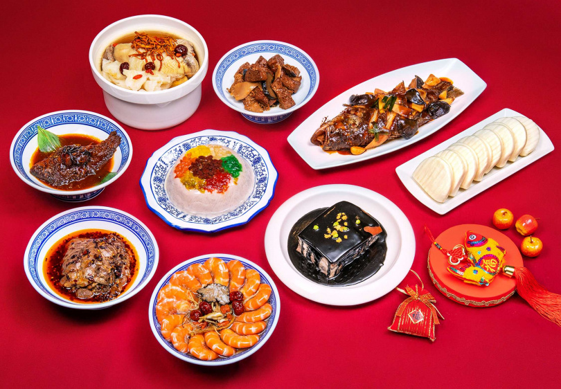 台北凱達大飯店首年推出的6人份鮮凍年菜組3,888元