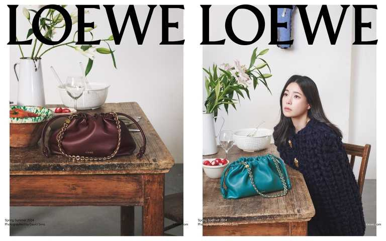 邀請 LOEWE 新任品牌代言人林智妍演繹全新包款。（圖／品牌提供）