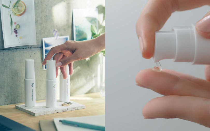 輕盈凝膠質地與按壓式瓶身設計，方便隨身攜帶，無需擔心液體外溢或噴灑的困擾。（圖／品牌提供）
