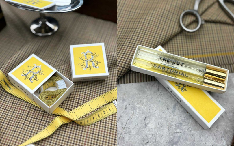 為歡慶新品上市，也同步推出禮贈活動，消費滿額除了能獲得專屬布尺、托特包，更可以加購價帶走「薩維爾剪影與裁縫師隨身組」喔。（圖／吳雅鈴攝）