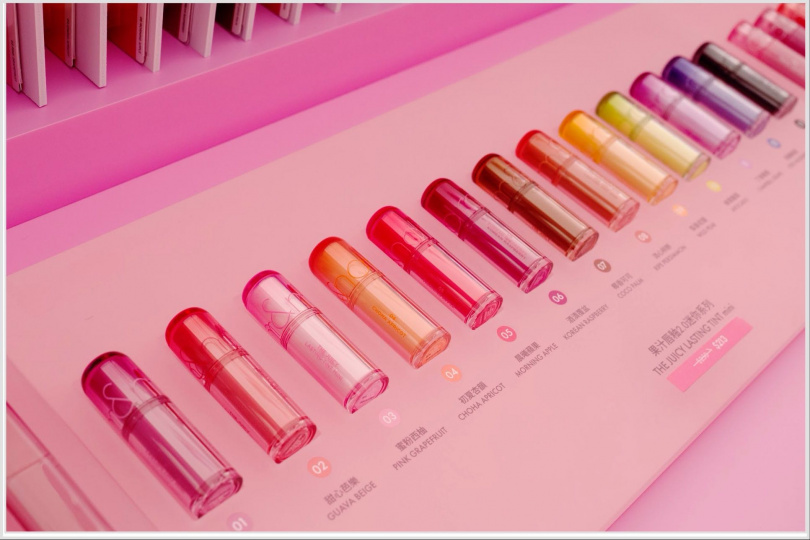 rom&nd 果汁唇釉 mini 2.0 系列（圖／品牌提供）