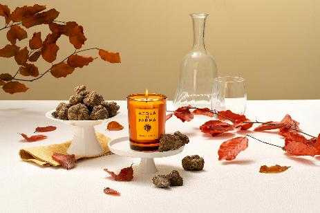 Acqua di Parma Tartufo Bianco松露絲絨香氛蠟燭 200g / 3,300元（圖／品牌提供）