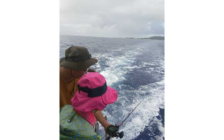 綠島提供預約船釣，不同季節都有不同魚種可體驗。