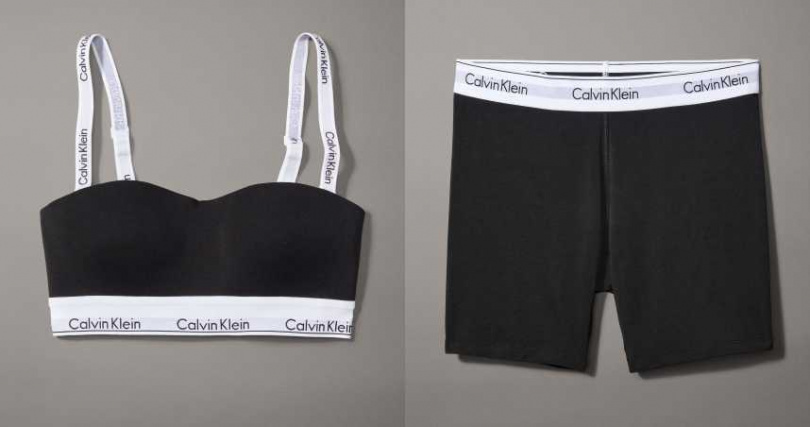 Calvin Klein Modern Cotton平口內衣／1,980元、Calvin Klein Modern Cotton低腰四角內褲／1,280元（圖／品牌提供）