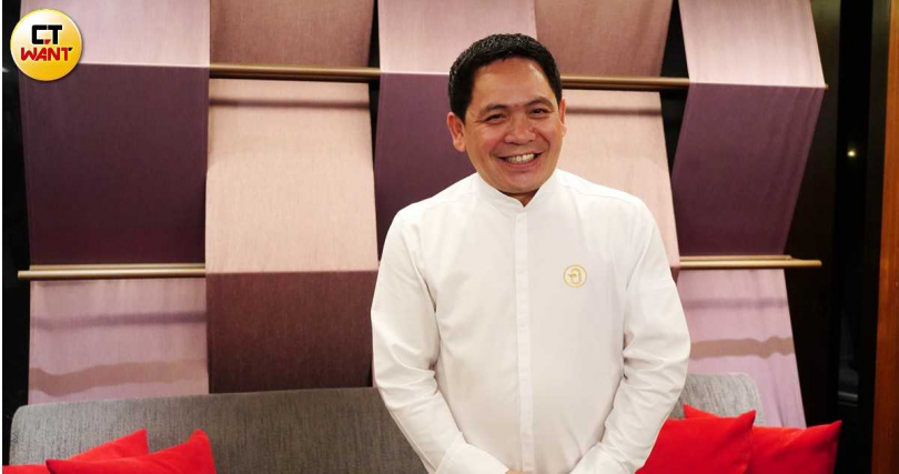 泰國名廚Chumpol Jangprai曾在實境秀《Iron Chef Thailand》中嶄露頭角，此次是首度正式在台灣進行客座。（圖／魏妤靜攝）