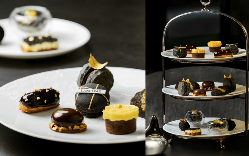 《黑鑽奢華聯名午茶饗宴》即日起至9月30日於寒舍艾美酒店「北緯二 十五」限期推出。（圖／品牌提供）