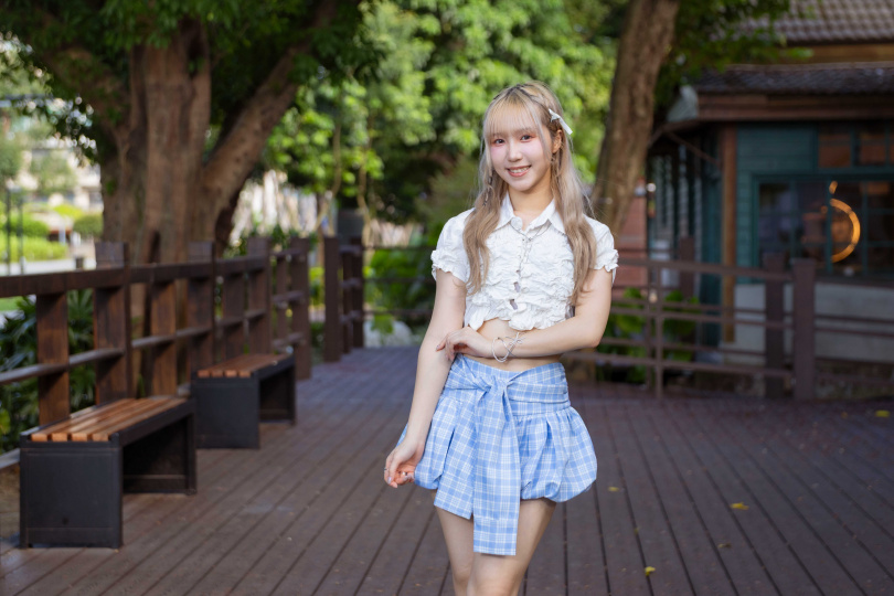 來自香港的劉曉晴先前首度回家鄉開唱。（圖／楊澍攝）