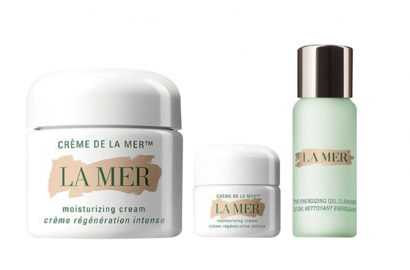 Only SOGO-LA MER潤澤人氣60ml組。買霜60ml(正貨)、贈乳霜15ml+極致潔顏凝露30ml。價值19,235元,優惠價12,420元。限量20組。(圖/業者提供)