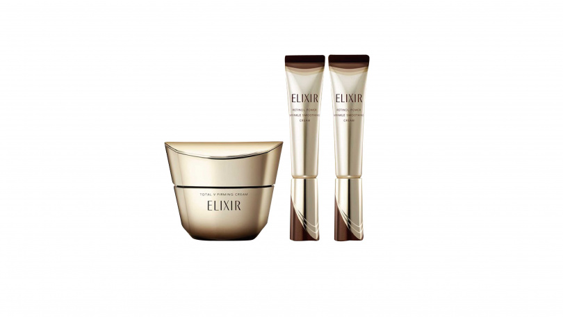 Only SOGO-SHISEIDO東京櫃A醇超能緊V組。買怡麗絲爾膠原A醇超能撫紋精華15g(正貨)x2、贈怡麗絲爾膠原V澎潤霜50ml(正貨)。價值7,400元,優惠價3,600元。限量20組。(圖/業者提供)