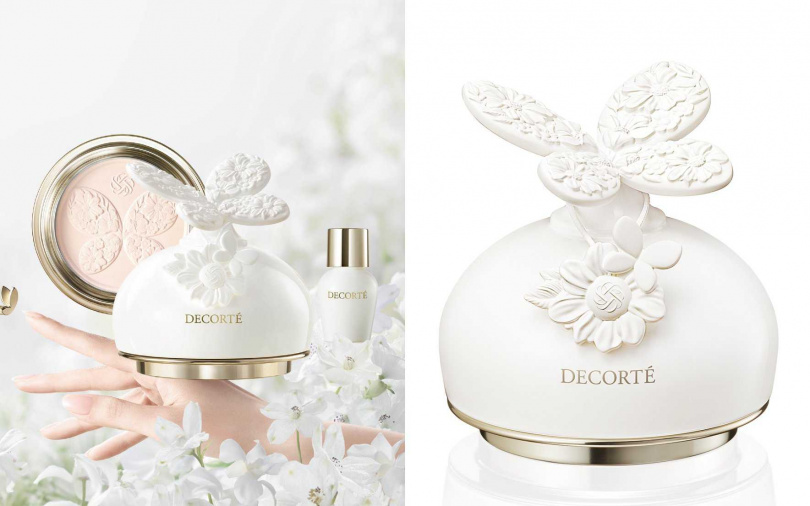 而且容器上的蝴蝶浮雕不只是好看，它也是擴香石喔！讓妳可以點上喜歡的精油聞香，更提高實用度！（圖／品牌提供）