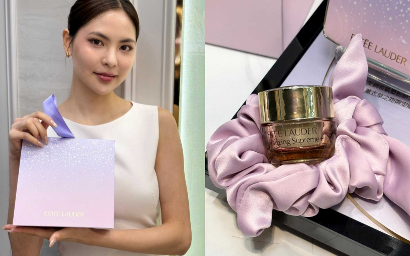 12/1起開放預約「薰衣草之吻」系列之訂製彩妝教學活動，只要繳交500元預 約金(可於活動當日消費折抵正貨)，當日出席並購買任一產品就能加碼獲贈「薰衣草之吻髮圈+年輕無敵膠原霜5ml」。（圖／吳雅鈴攝）