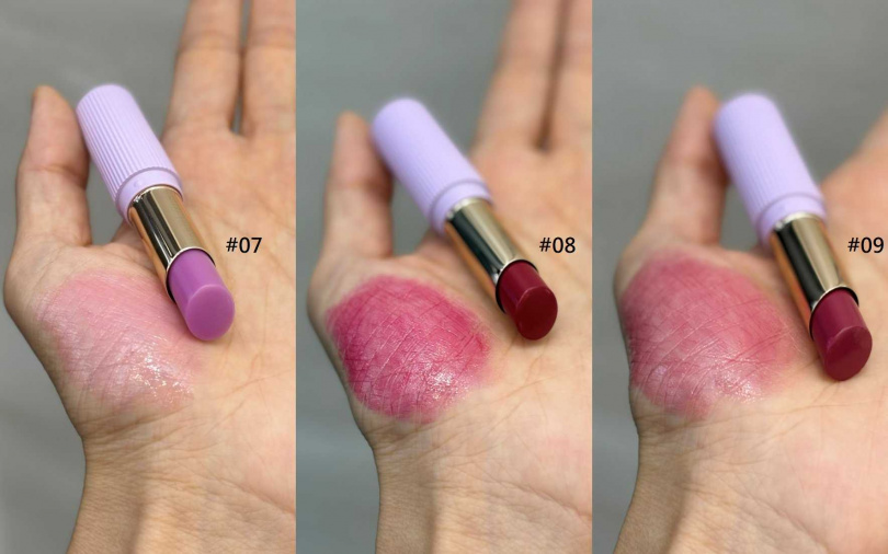 雅詩蘭黛水啵啵琉璃潤唇膏薰衣草之吻限定版3g／990元（圖／吳雅鈴攝）