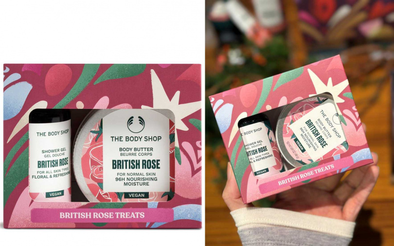 The Body Shop英皇玫瑰迷你原裝禮盒／520元（圖／吳雅鈴攝、品牌提供）