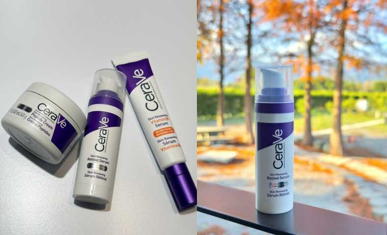 CeraVe適樂膚 極抗痕A醇緊緻修護精華30ml / 1,080元。(圖/適樂膚IG、廖怡婷攝)