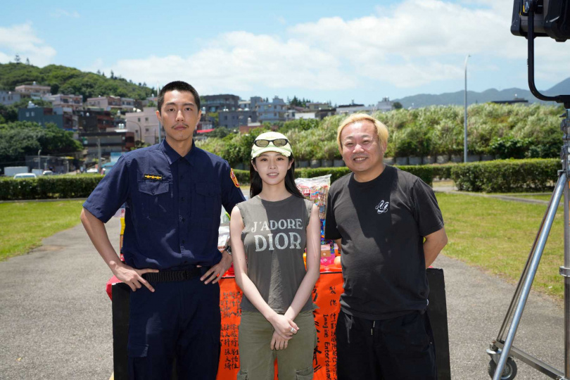 《鎗聲》中蔡凡熙(左起)、詹子萱、鄭志偉是「中城警察三人組」。（圖／公視台語台）