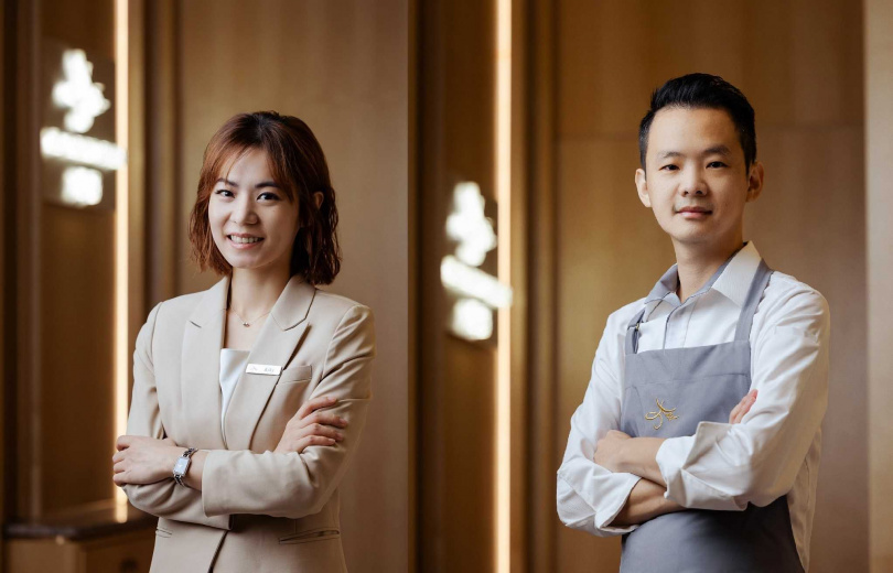 方蒔the FRONT HOUSE由主廚蔡中和（右）與妻子陳玉錡Kiky同時也是餐廳經理及侍酒師攜手創立。