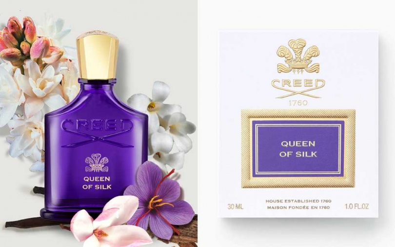 CREED紫玉凝霞30ml／7,380元、75ml／11,800元 採用獨特東方珍貴香材創造出的高級尊榮感香氛。（圖／品牌提供）