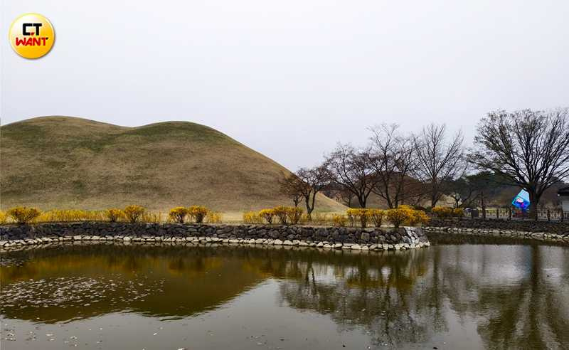 古墓群大陵苑佔地廣大,現已成為民眾休憩、賞景的公園。(圖/魏妤靜攝)