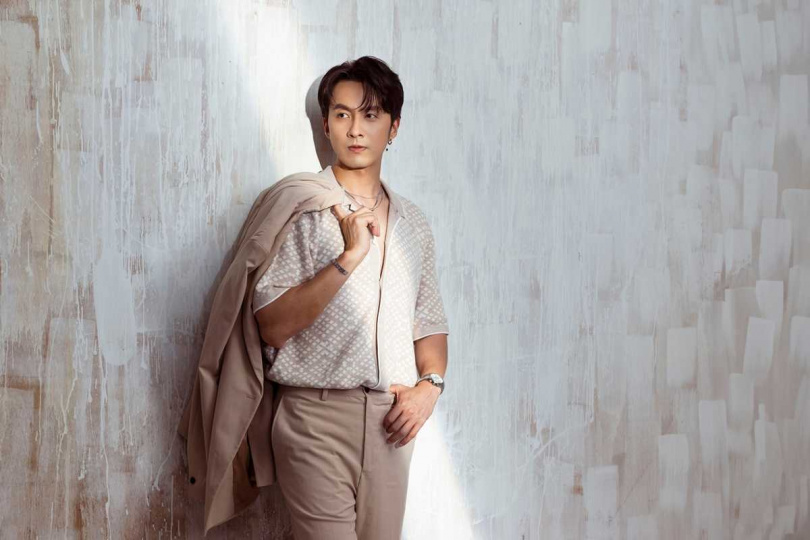 談及教養理念,張雁名認為「黑臉白臉」無法教育孩子,夫妻應該立場一致。(圖/楊澍攝)