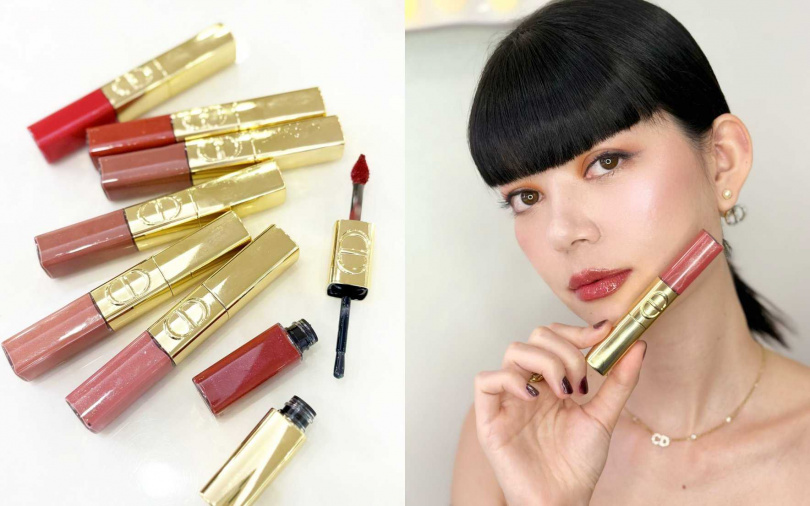 迪奧金緻雙頭唇釉6ml+5ml／1,750元（圖／吳雅鈴攝）