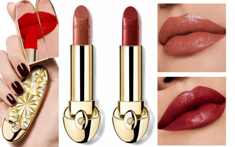 嬌蘭ROUGE G紅寶之吻高訂緞光唇膏星芒奇想限定版#306、#307／2,830元（圖／品牌提供）