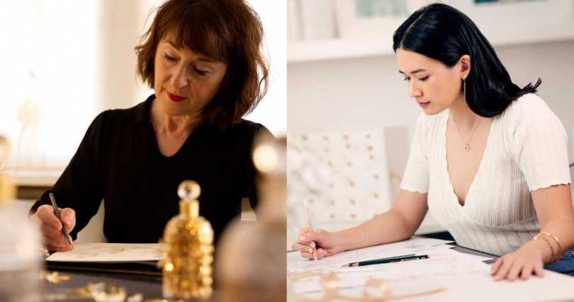 藉由法國藝術家Aurély Cerise與Mélissandre Vidal之手，創造出屬於嬌蘭的節慶故事。（圖／品牌提供）