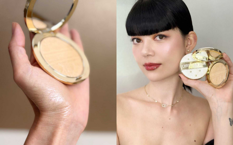 迪奧超完美持久亮采餅奇幻星願#001／2,400元（圖／吳雅鈴攝）