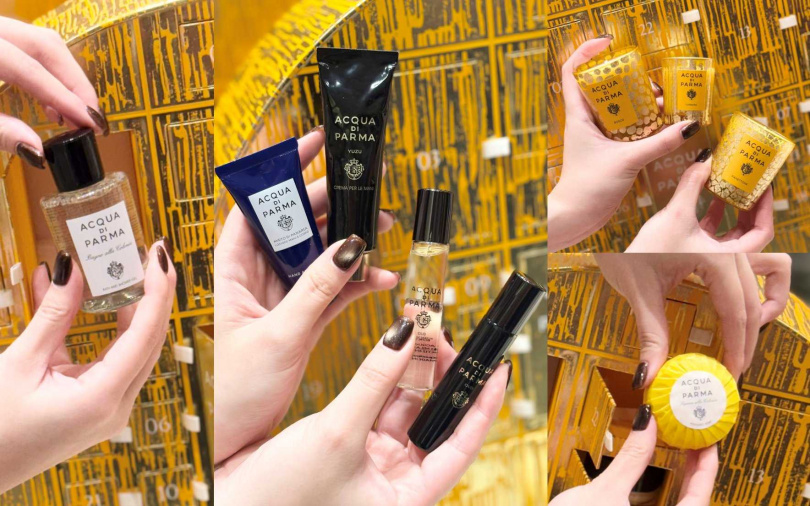 香氛皂、蠟燭、護手霜、沐浴膠、身體乳霜、迷你淡香精…因為真的太多好物，難怪每年一推出聖誕倒數月曆都會立刻完售！（圖／吳雅鈴攝）