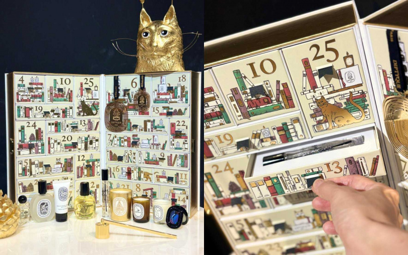 Diptyque 2025聖誕限量月曆／16,400元（圖／吳雅鈴攝）