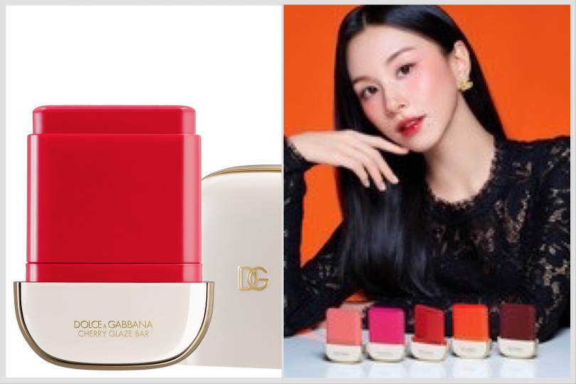 彩瑛使用色是這個紅色!DOLCE&GABBANA Beauty柔光果漾頰彩棒 24H柔光水潤頰彩棒 / 1,800元。(圖/品牌提供)