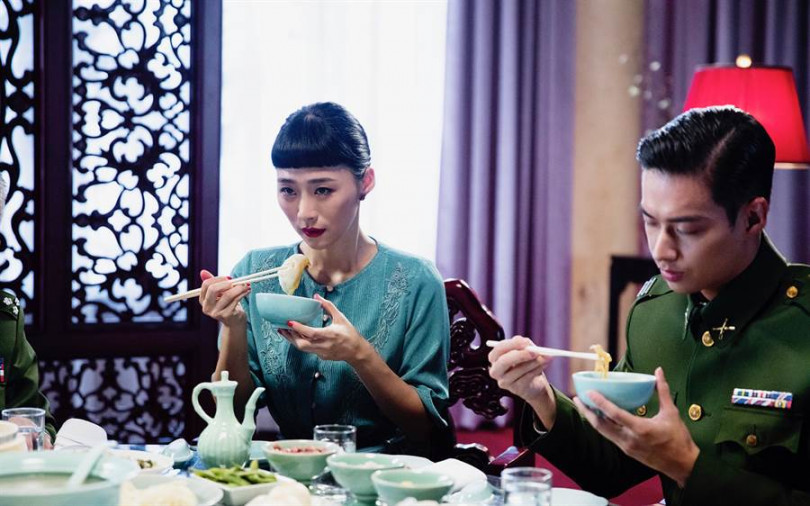 吳可熙在電影《灼人秘密》中吃水餃將近300顆吃到吐。（圖／岸上影像有限公司提供）