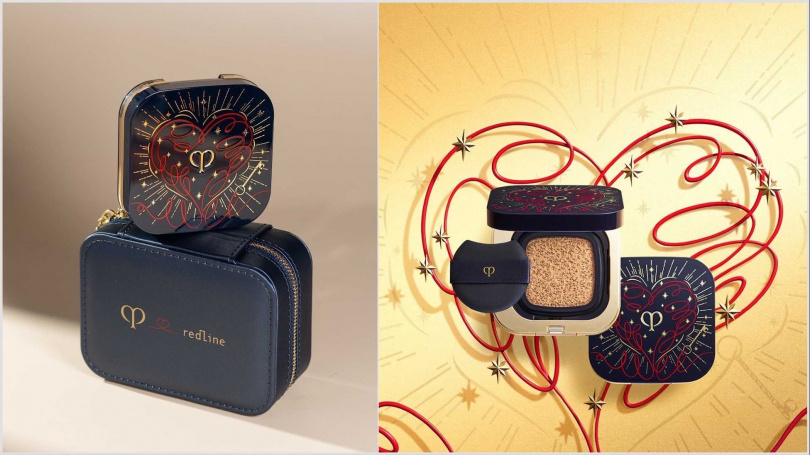 肌膚之鑰無限之愛限量系列水潤光采氣墊粉霜 #玫瑰藍寶盒 15g/3,300元(圖/品牌提供)