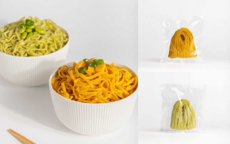 ALL IN全方麵有分南瓜和毛豆的不同風味。（圖／品牌提供）