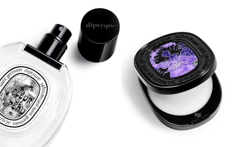 Diptyque肌膚之華淡香水 100ml / 5,500元、50ml / 4,000元、可補充式香膏 3g / 2,300元、香膏補充裝 3g×2 / 1,550元（圖／品牌提供）