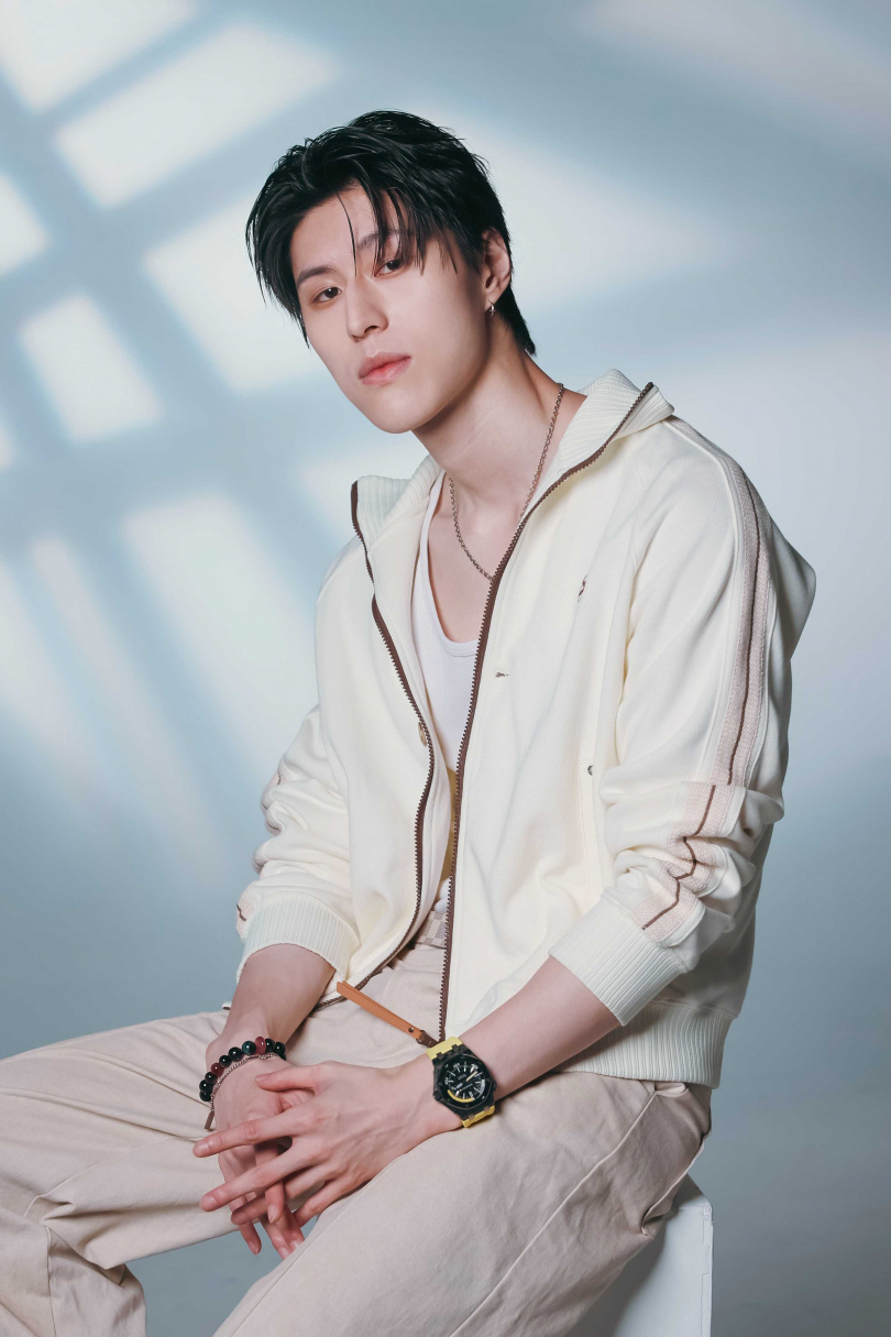 成晞的爸爸對他拍BL劇《秘密關係Secret Lover》從遲疑轉變成支持。（圖／楊澍攝）