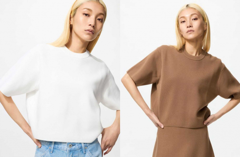 UNIQLO可機洗米蘭羅紋針織衫／590元（圖／品牌提供）