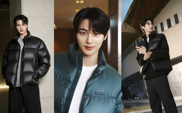 邊錫佑是是韓國Discovery Expedition 的代言人,他穿的每一件都好好看!(圖/品牌提供)