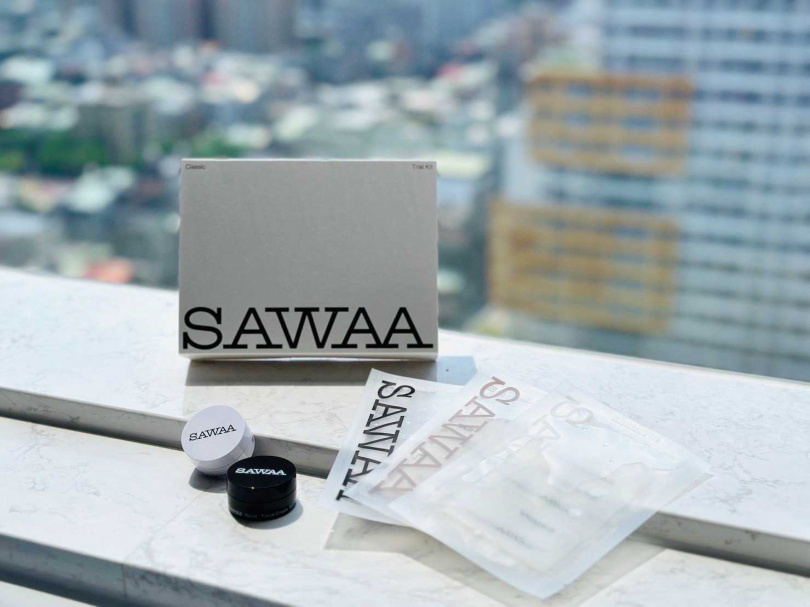 「SAWAA」臉部機能保養體驗組乙盒（圖/台北凱達大飯店提供）