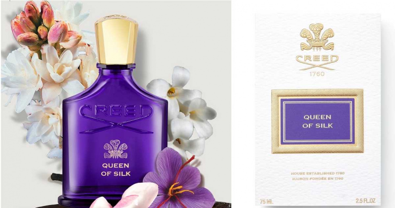 「紫玉凝霞」是以擁有尊榮、奢華寓意象徵的紫色絲綢為靈感，所創造的全新蘊藏異國風情旖旎幻想的一款香水。（圖／品牌提供）