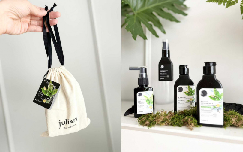 如果有外出旅行需求，小ml數的沁涼茶樹旅行組，也很方便隨身帶著走。（圖／吳雅鈴攝）