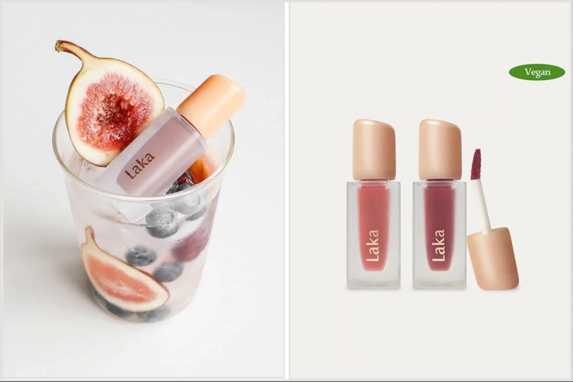 Laka Fruity Glam Tint 果然持久水光唇釉／400元（圖／品牌提供）