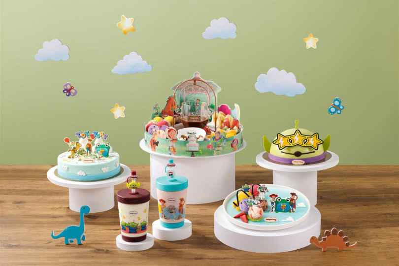 Häagen-Dazs推出《玩具總動員5》限定系列餐點與豐富周邊,打造最具話題性的甜蜜饗宴。(圖/品牌提供)