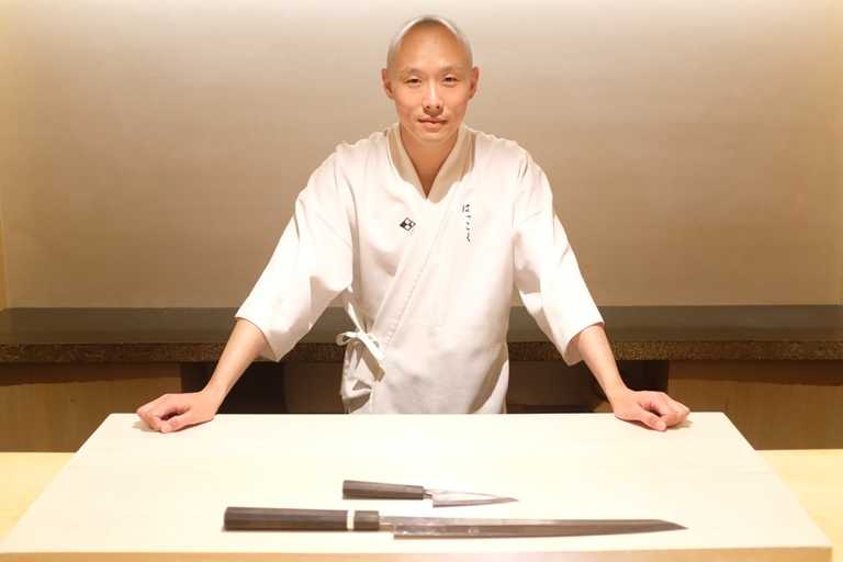 壽司職人佐藤博之，以其驚人的廚藝，獲得米其林一星的肯定。（圖片來源：©MAGURO & SHARI）