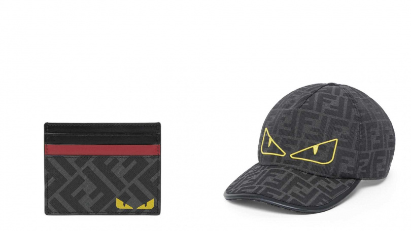 FENDI Eyes卡夾/11,500元,棒球帽/21,400元(圖片/品牌提供)