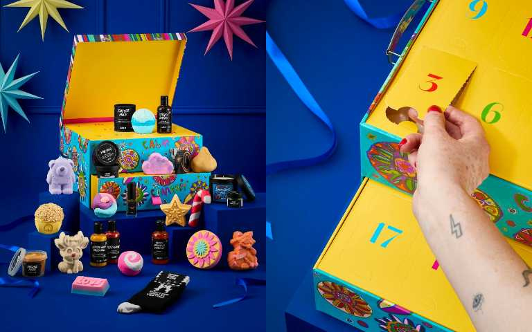 LUSH 聖誕倒數月曆／10,000元（圖／品牌提供）